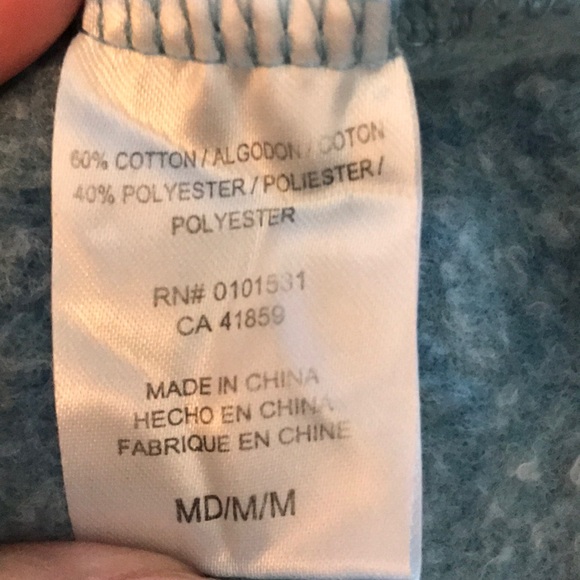 Tie dye mock turtleneck cropped graphic sweatshirt - Picture 10 of 11